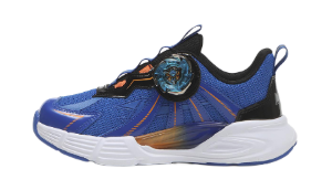 代購《BEYBLADE X》x HAWKINS Dial Series 藍色兒童旋鈕鞋