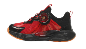 代購《BEYBLADE X》x HAWKINS Dial Series 紅色兒童旋鈕鞋